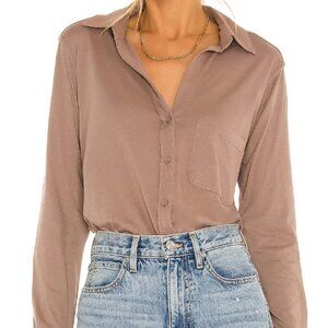 NWT Light Weight Jersey Button Up Bobi size XS - Java